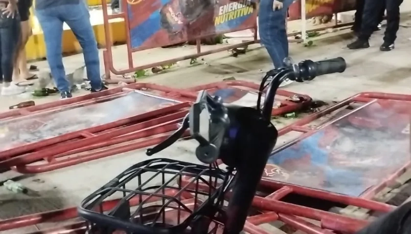 Lugar donde sucedió el crimen.