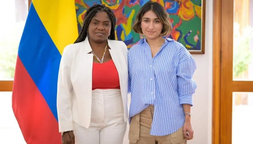 La vicepresidenta Francia Márquez y Laura Sarabia.