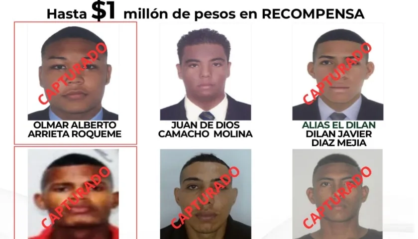 Olmar Alberto Arrieta Roqueme y William Alfonso Garces Arroyo.