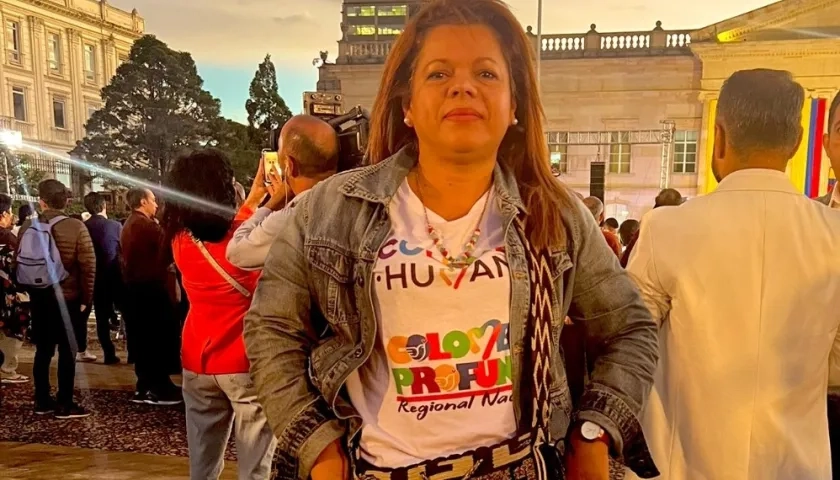 Mary Luz Herrán, exesposa del Presidente Petro.