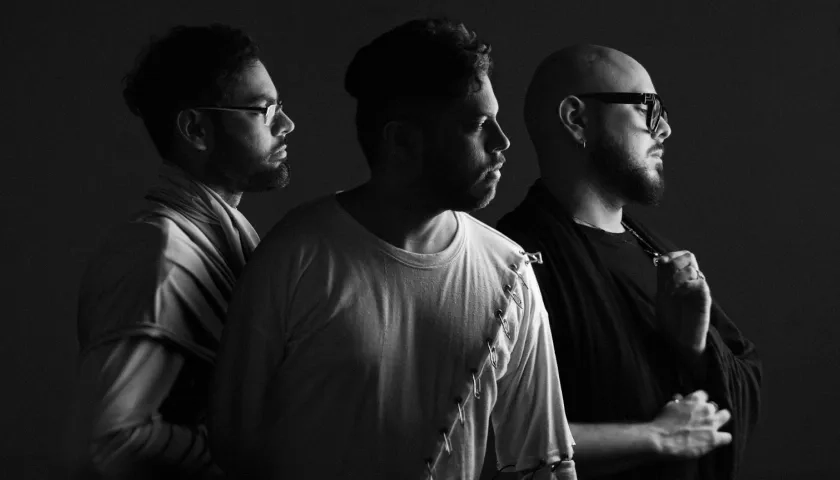 Integrantes de la banda de rock Myuras.