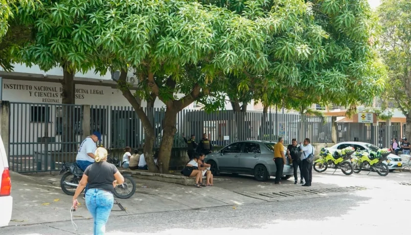 Fachada de Medicina Legal, en Barranquilla. 
