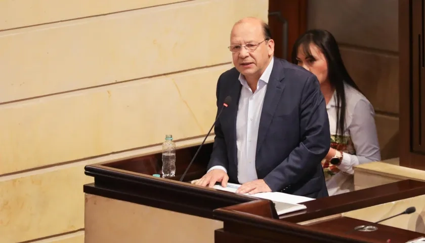 Germán Ávila, ministro de Hacienda. 