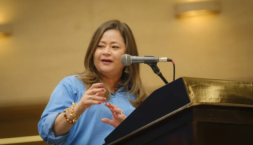 María Fernanda Rojas, ministra de Transporte.