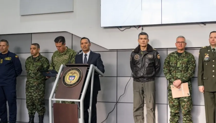 Ministro de Defensa Pedro Arnulfo Sánchez.