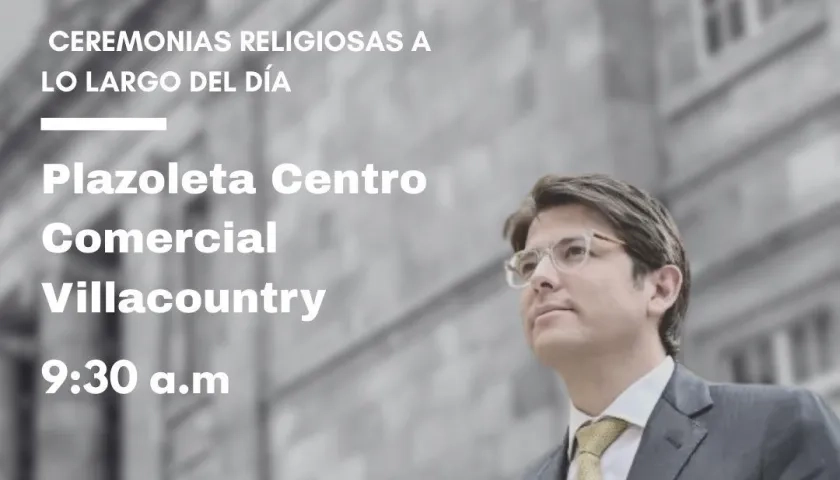 Misa por Miguel Uribe este domingo en Barranquilla