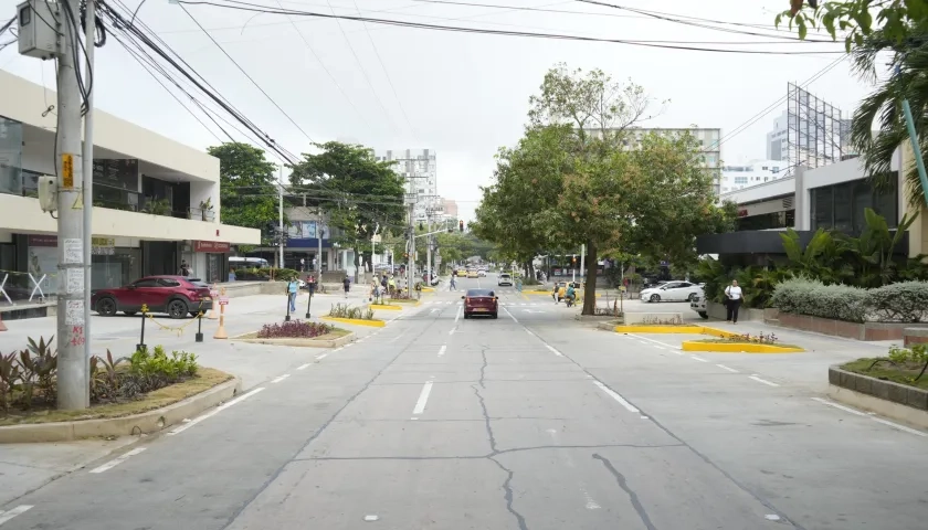 La carrera 50 con calle 84 ya finalizó obras.