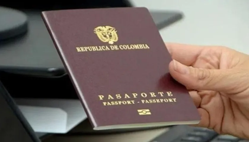 Pasaporte en Colombia. 