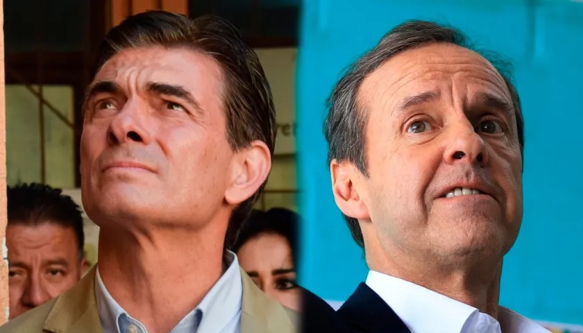 El senador Rodrigo Paz Pereira y el expresidente Jorge 'Tuto' Quiroga.