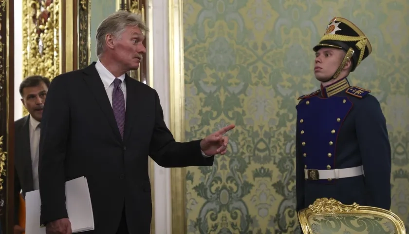 El portavoz del Kremlin, Dmitri Peskov.