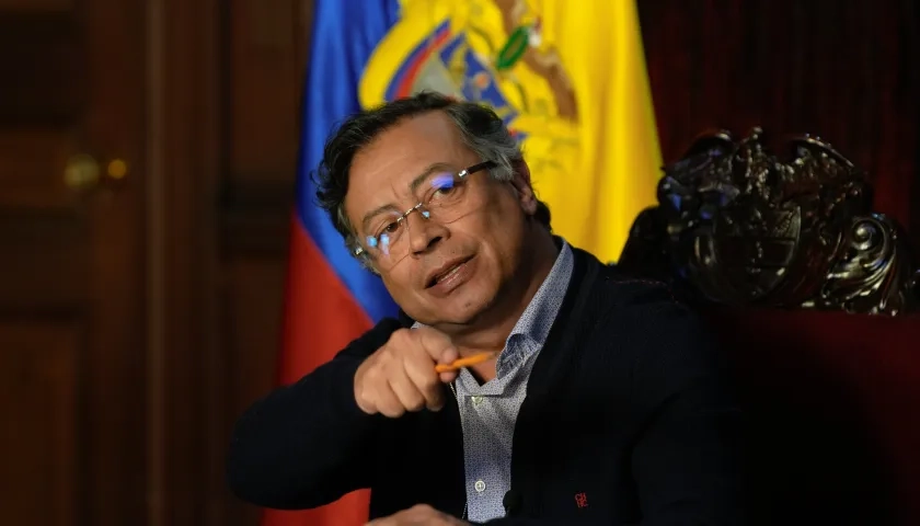 El Presidente Gustavo Petro.