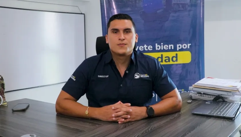 Santander Donado, director de Tránsito de Soledad. 