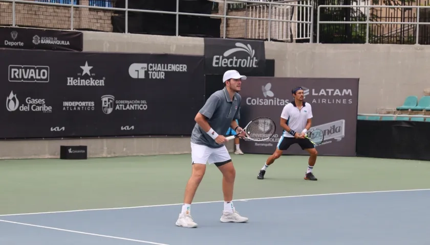 Pareja finalista Cristian Rodríguez y Benjamin Kittay.