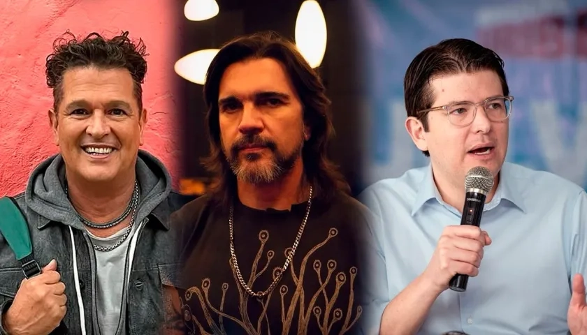 Carlos Vives y Juanes lamentaron muerte de Miguel Uribe. 