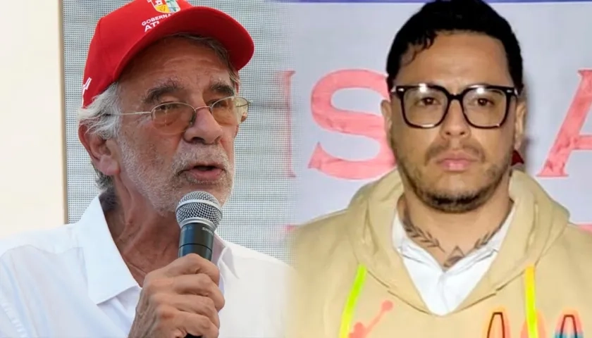 El Gobernador Eduardo Verano y Jorge Eliécer Díaz Collazos, alias ‘Castor’.