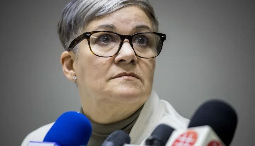 Abogada venezolana María Alejandra Díaz, asilada en Colombia.