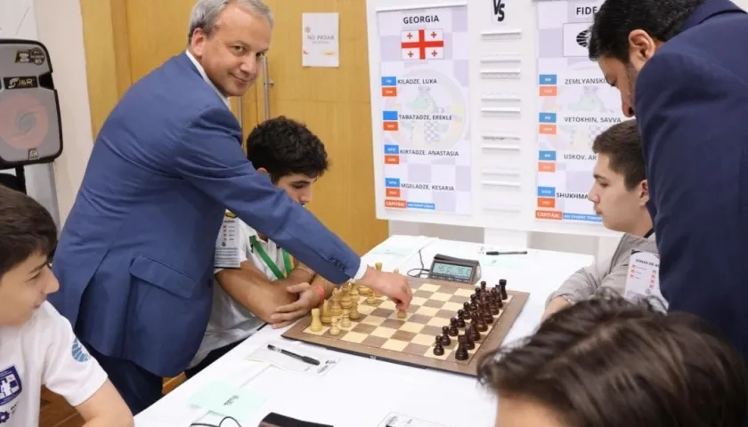 Arkady Dvorkovich, presidente de la Federación Internacional de Ajedrez.