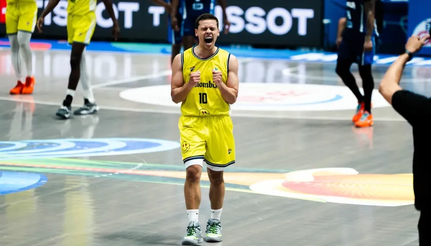 Hansel Atencia fue el jugador más destacado de Colombia contra Nicaragua.