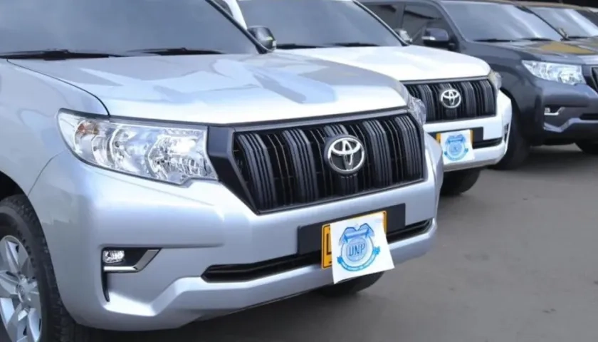 Vehículo de la UNP.