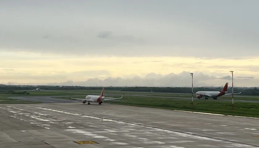 Aeropuerto Internacional Ernesto Cortissoz de Barranquilla.