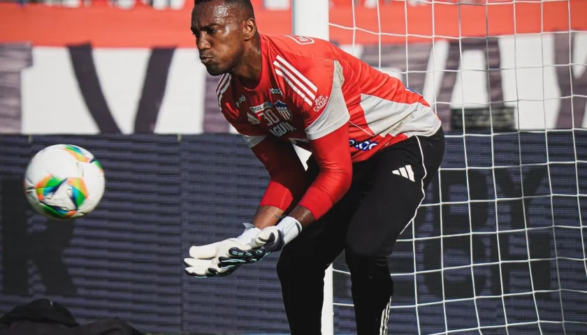 Jefersson Martínez, portero suplente del Junior. 