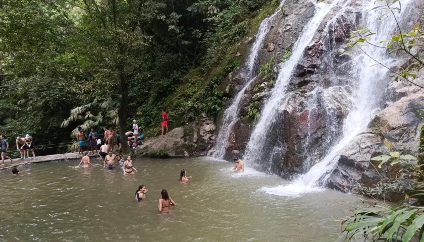 Cascadas de Marinka, en el corregimiento de Minca. 
