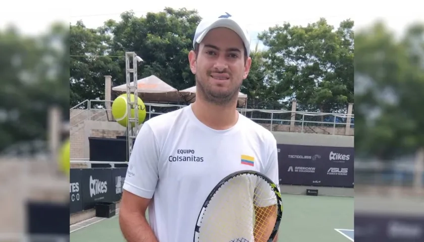 Nicolás Mejía, tenista bogotano.