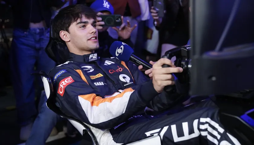 Sebastián Montoya, piloto colombo estadounidense que compite en la F2.