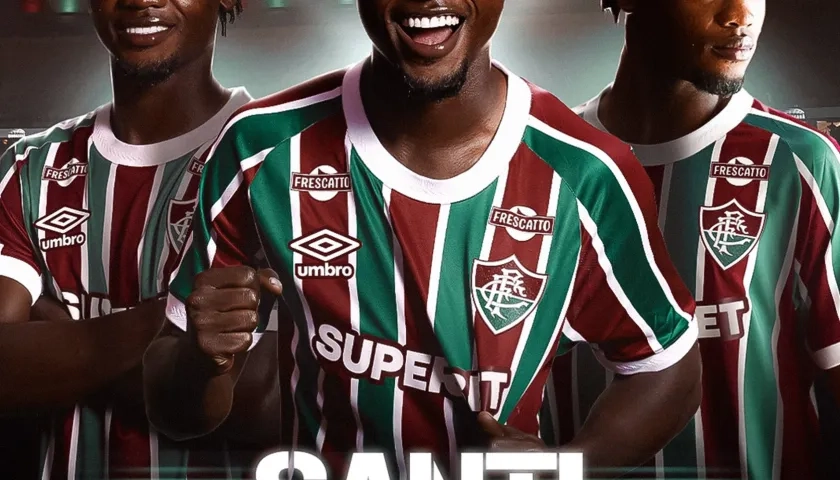 El colombiano Santiago Moreno, nuevo jugador del Fluminense. 