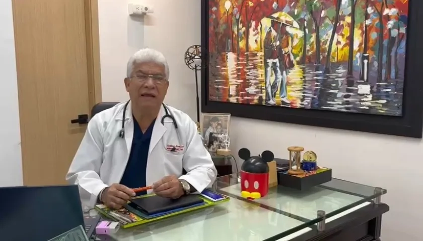 Gustavo Romero, presidente de la Sociedad de Pediatras del Atlántico.