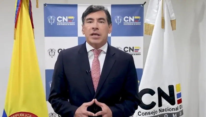 Álvaro Hernán Prada, presidente del CNE.