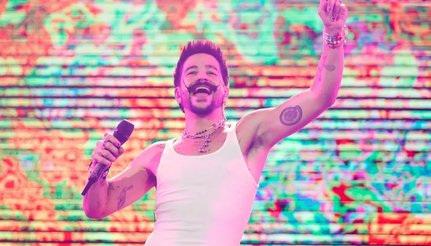El cantante colombiano Camilo. 