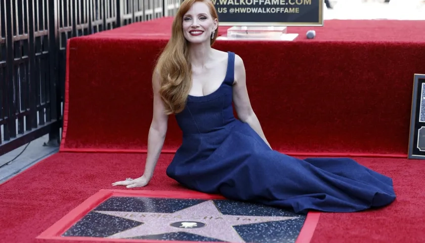  Jessica Chastain durante la ceremonia. 