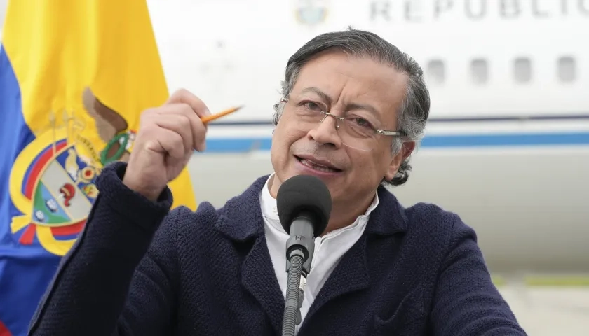 El Presidente Gustavo Petro.
