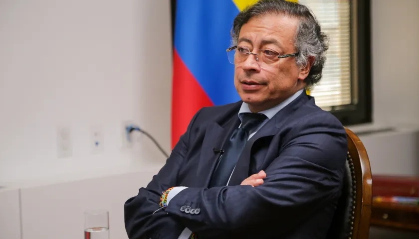El Presidente Gustavo Petro.