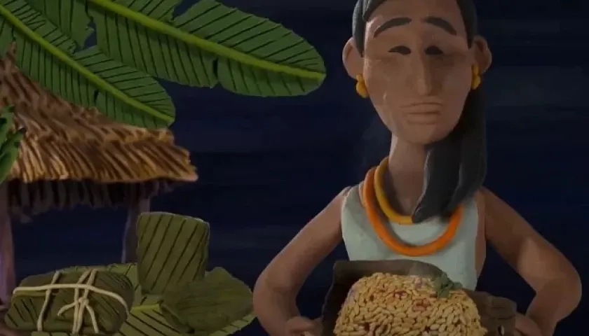 La arepa serpa el plato protagonista. 