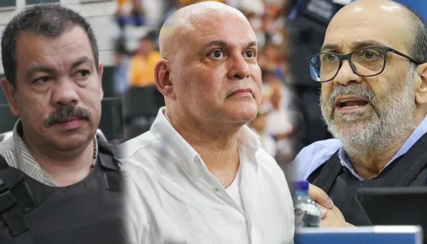 Alias 'Don Berna', Salvatore Mancuso y alias 'Jorge 40'.