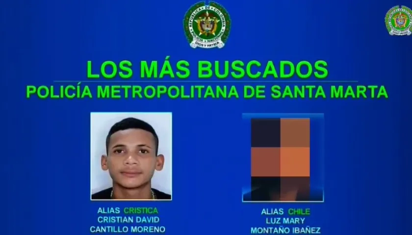 Cristian David Cantillo Moreno, alias 'Cristica'.