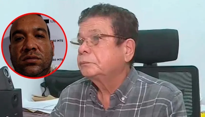  Juan Carlos Romero Gómez, alias 'JK', y el juez José De Jesús Vergara Otero.