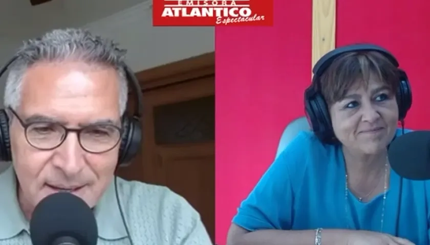 Jorge Cura y María Lorena Gutiérrez, presidenta del Grupo Aval.