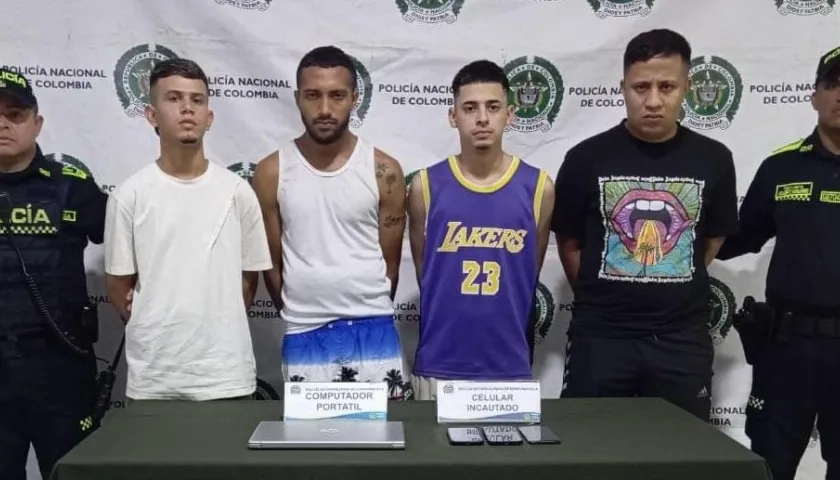 Dos de los capturados enviados a prisión, un con domiciliaria y otro dejado en libertad.