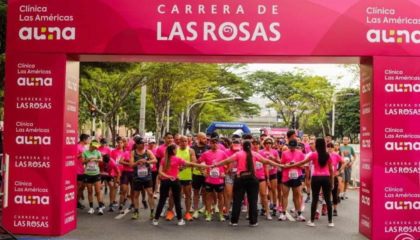 Carrera de las Rosas, en Medellín