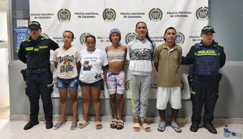 Cinco de los capturados