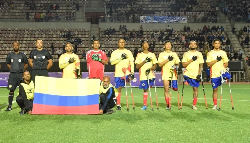 Selección Colombia en el Torneo Sudamericano de Amputados.