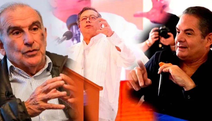 Humberto de la Calle, Presidente Petro y Germán Vargas Lleras. 