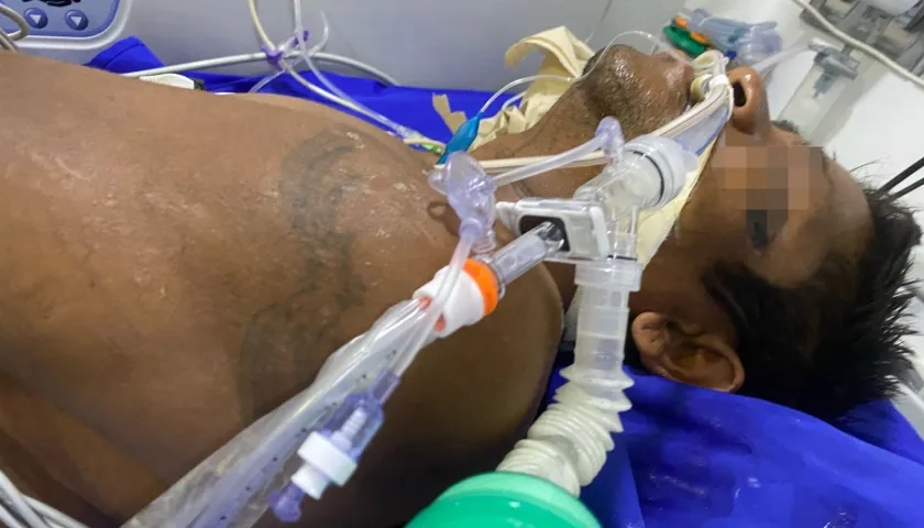 Paciente internado en la Clínica Campbell de la calle 30. 