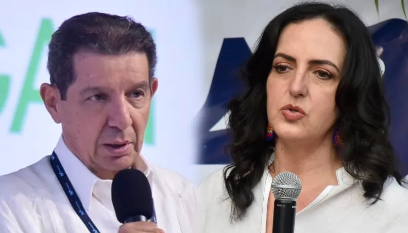 José Félix Lafaurie y María Fernanda Cabal.