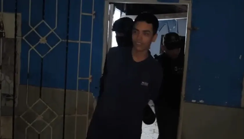 Josimar Estewin Marín Salas, presunto extorsionista del 'Bloque Resistencia Caribe'.