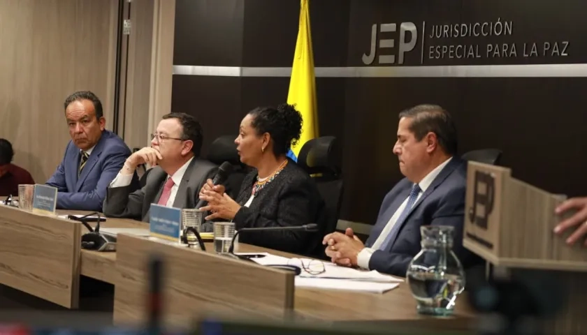 Lectura de sentencia a condenados por 'Falsos positivos'.