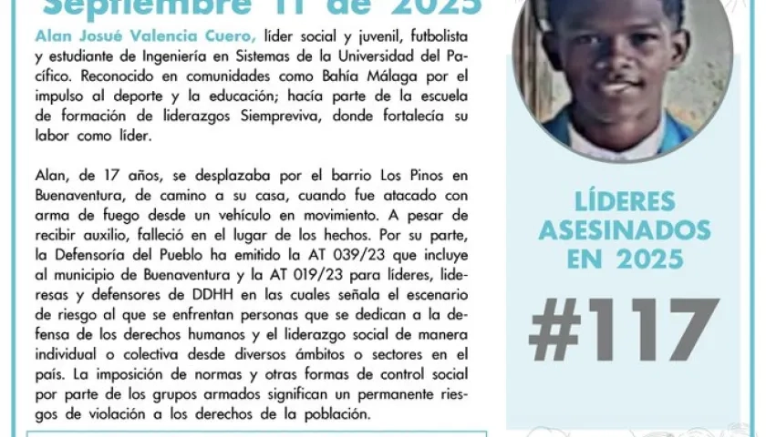 Alan Josué Valencia Cuero. 